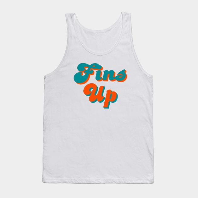Fins Up Tank Top by The Pixel League
